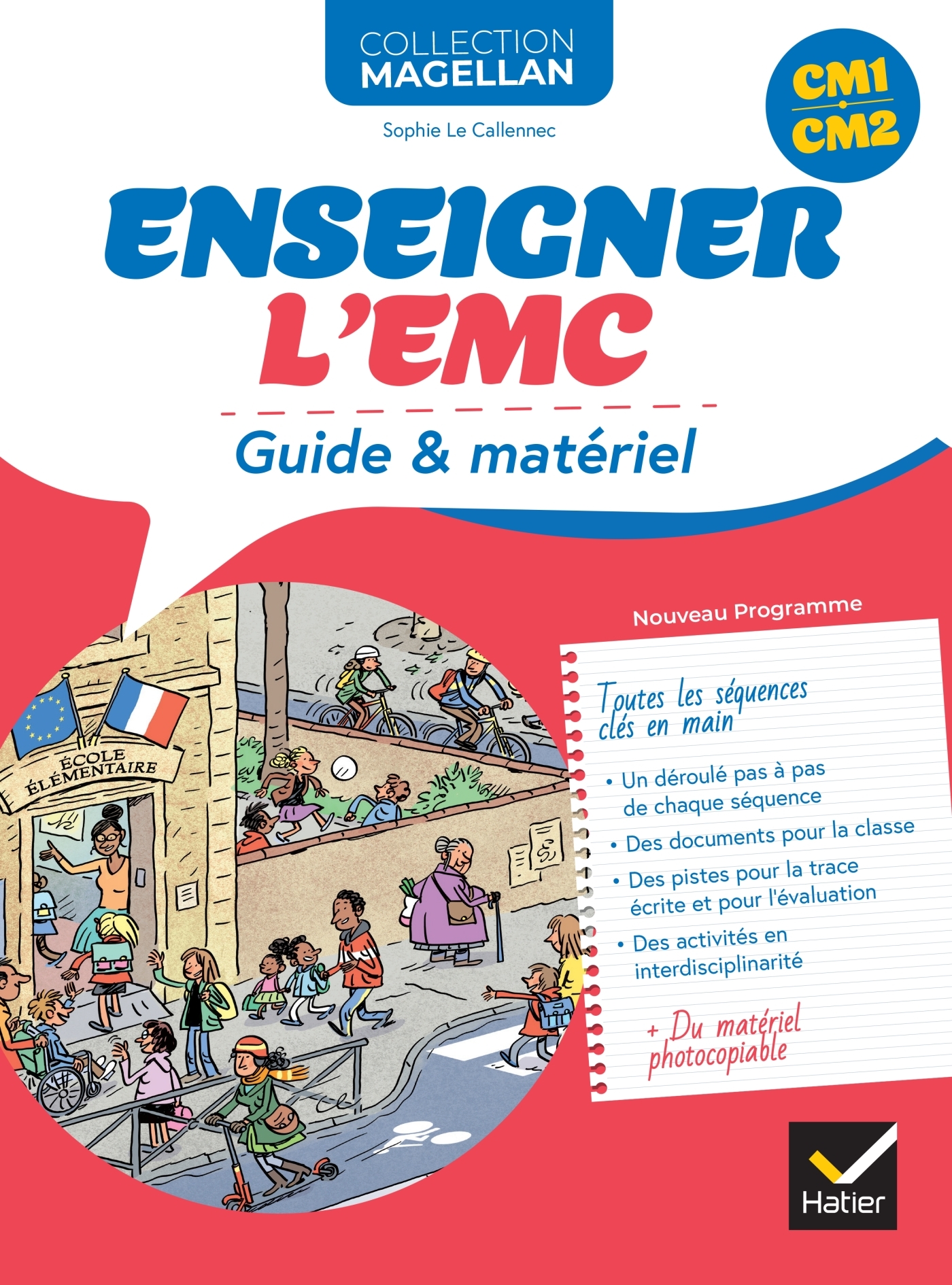 Magellan Enseignement moral et civique - Enseigner l'EMC au CM - Ed. 2025 - Guide et matériel