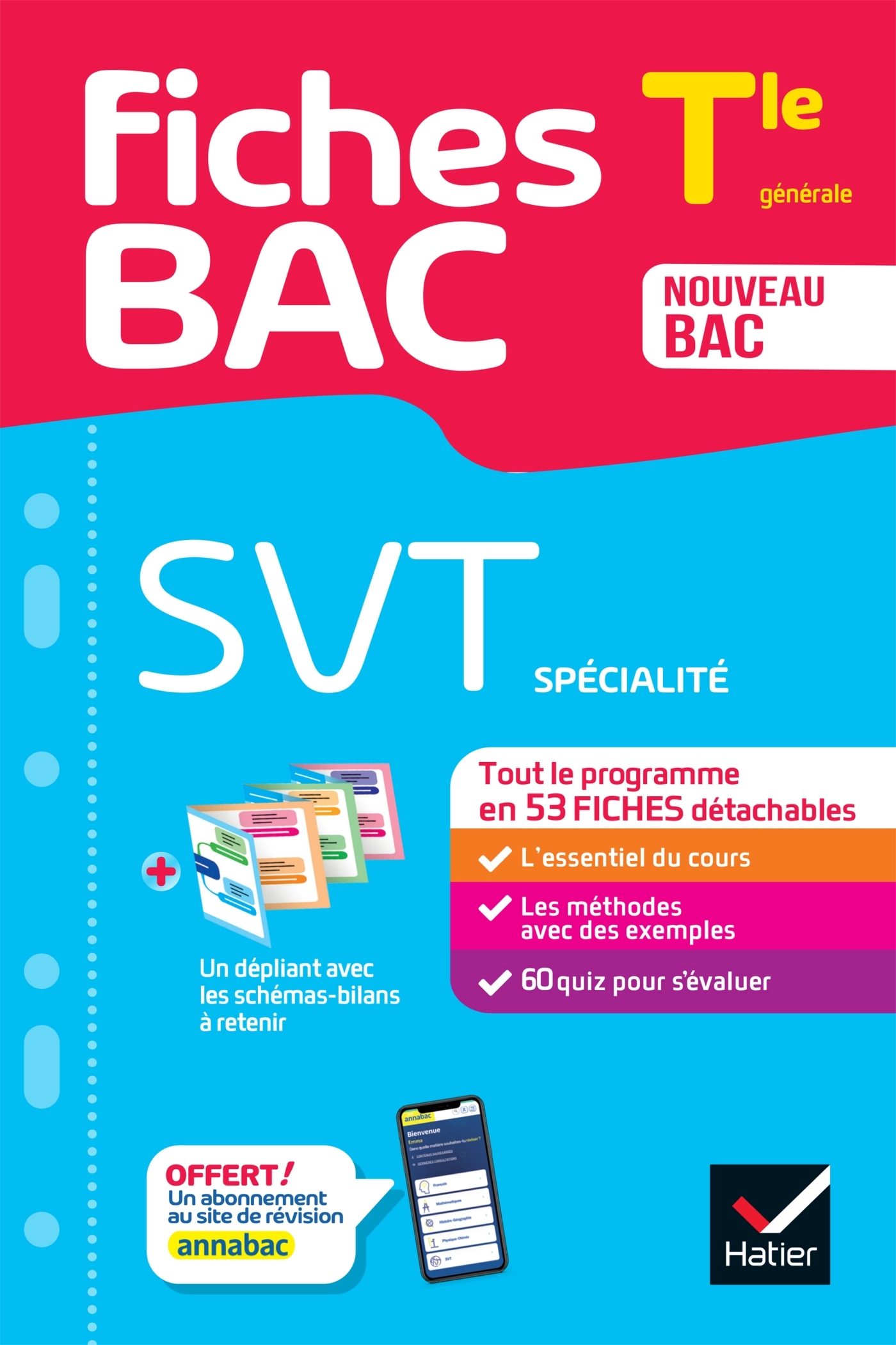 Fiches bac - SVT Tle (spécialité) - Bac 2026