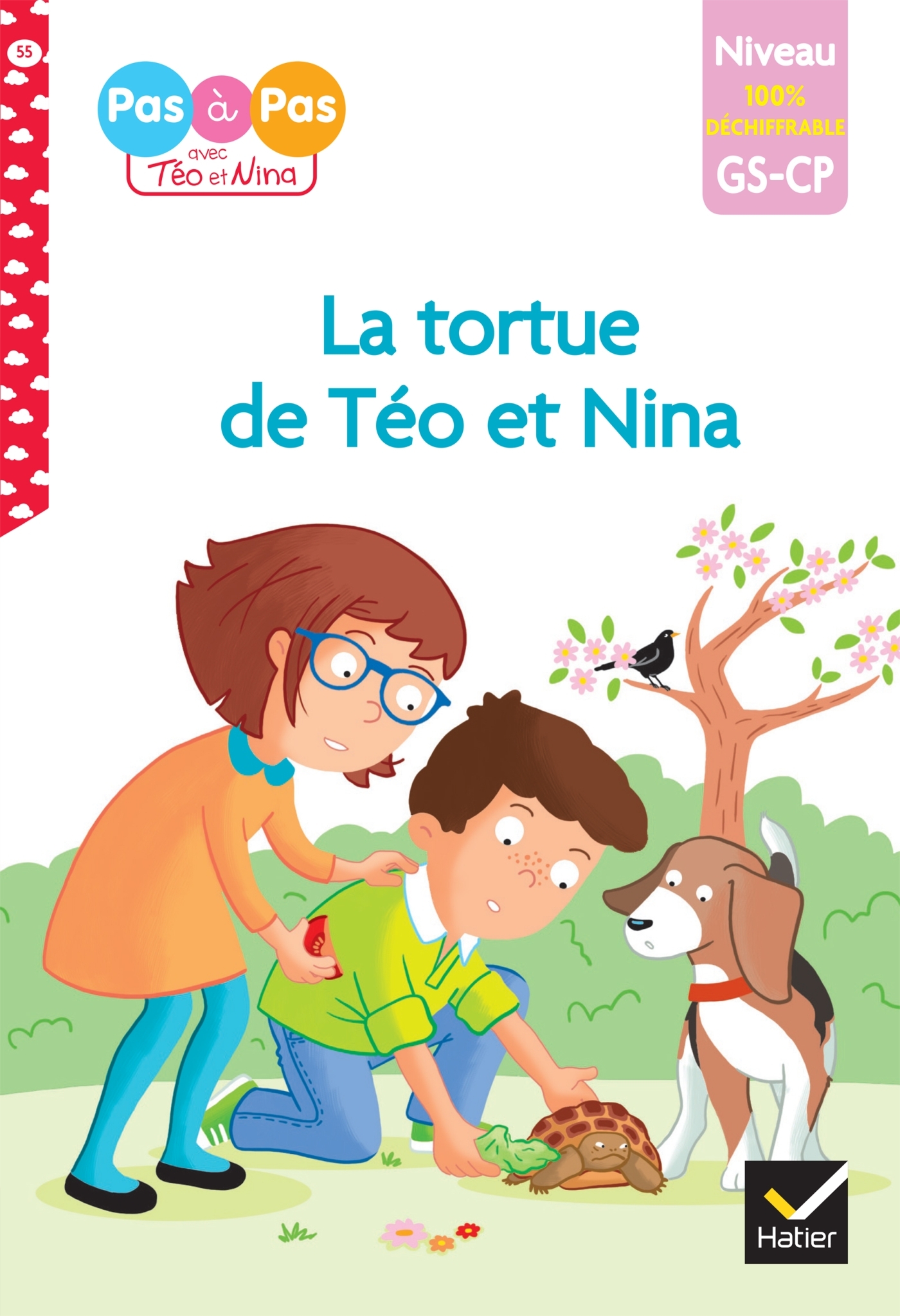 Téo et Nina - premières lectures 100% déchiffrable - La tortue de Téo et Nina
