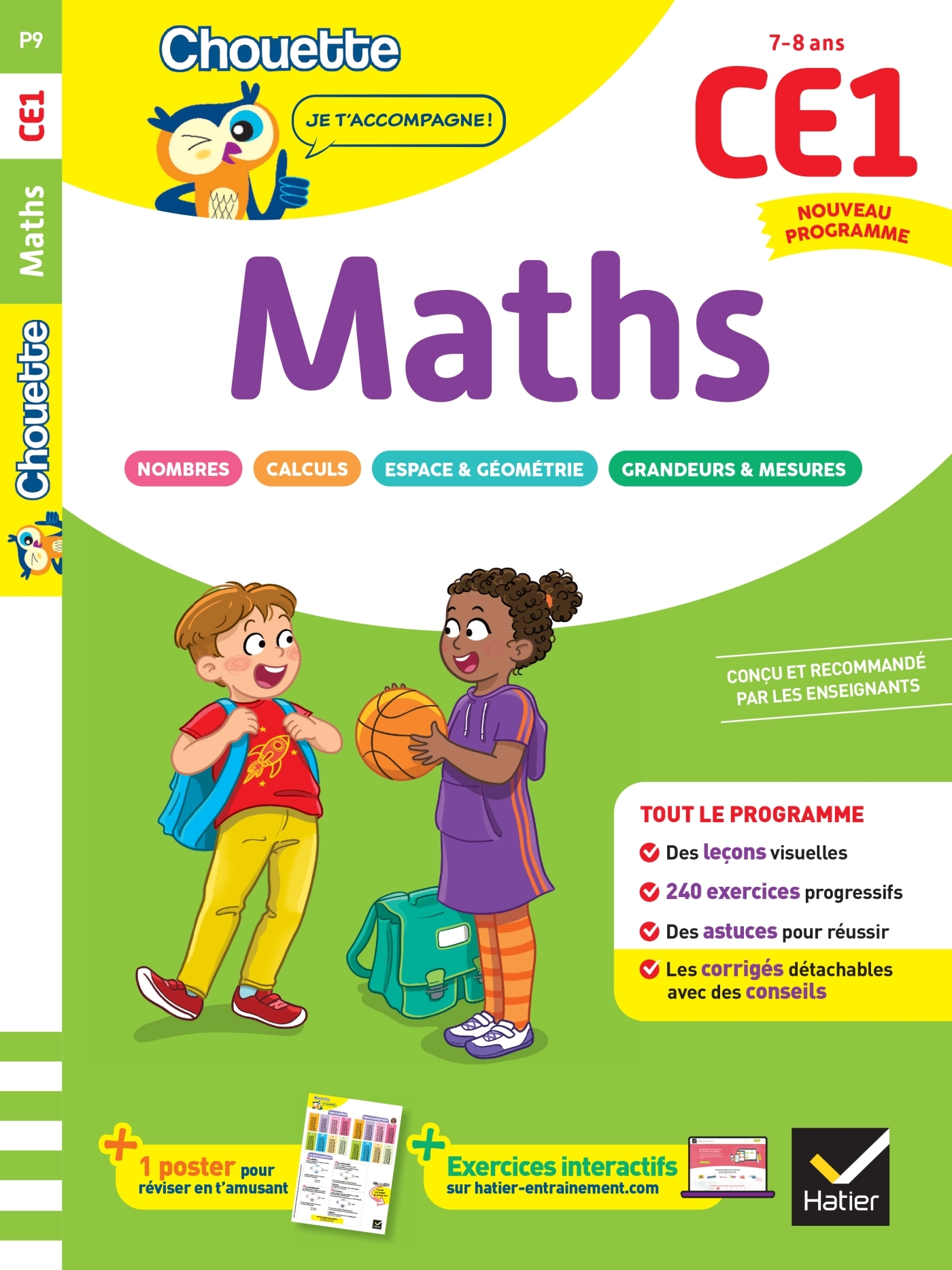 Maths CE1 - Cahier de soutien nouveau programme