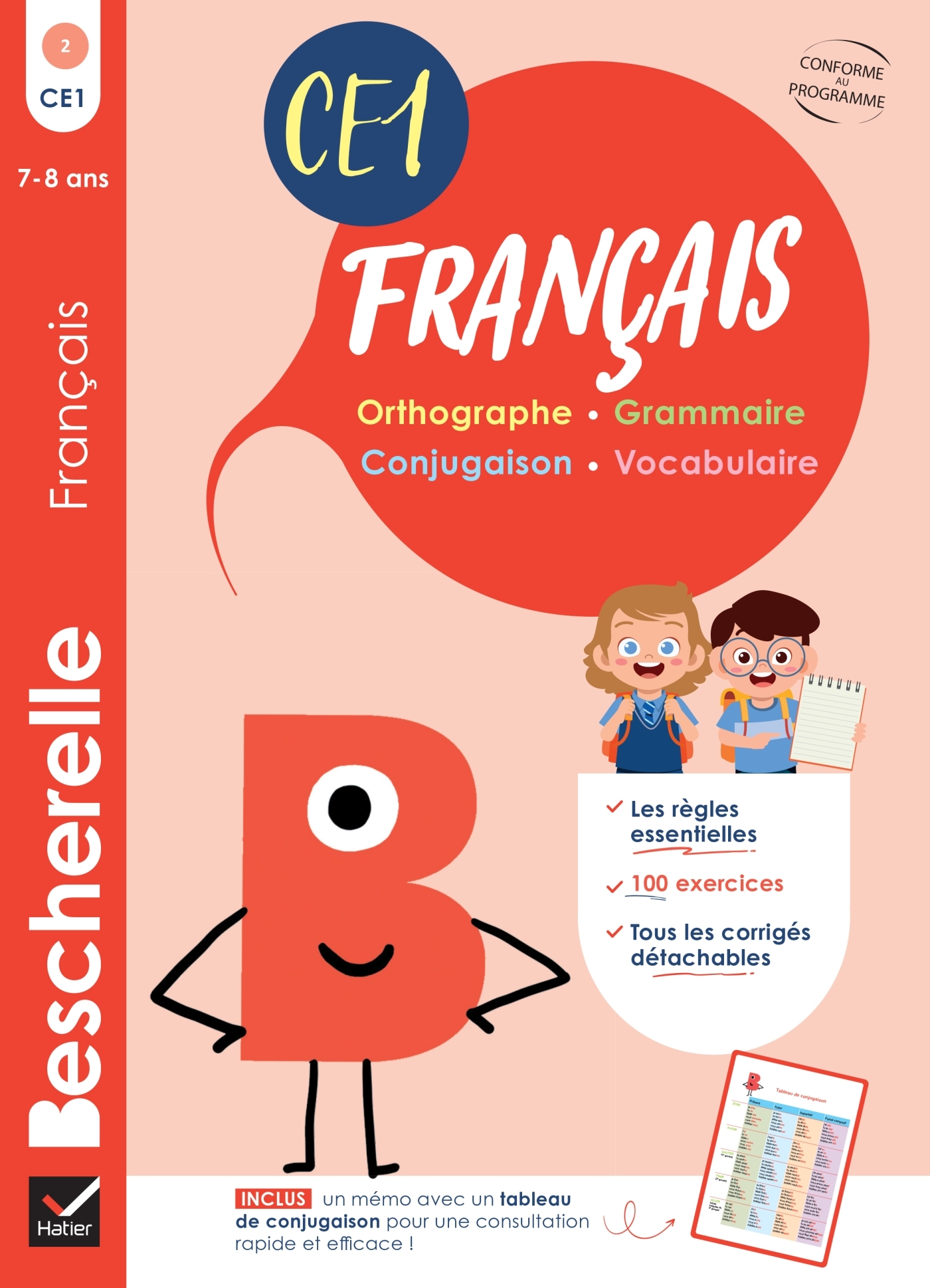 Bescherelle - Mon cahier d'entraînement en Français CE1 - 7 ans