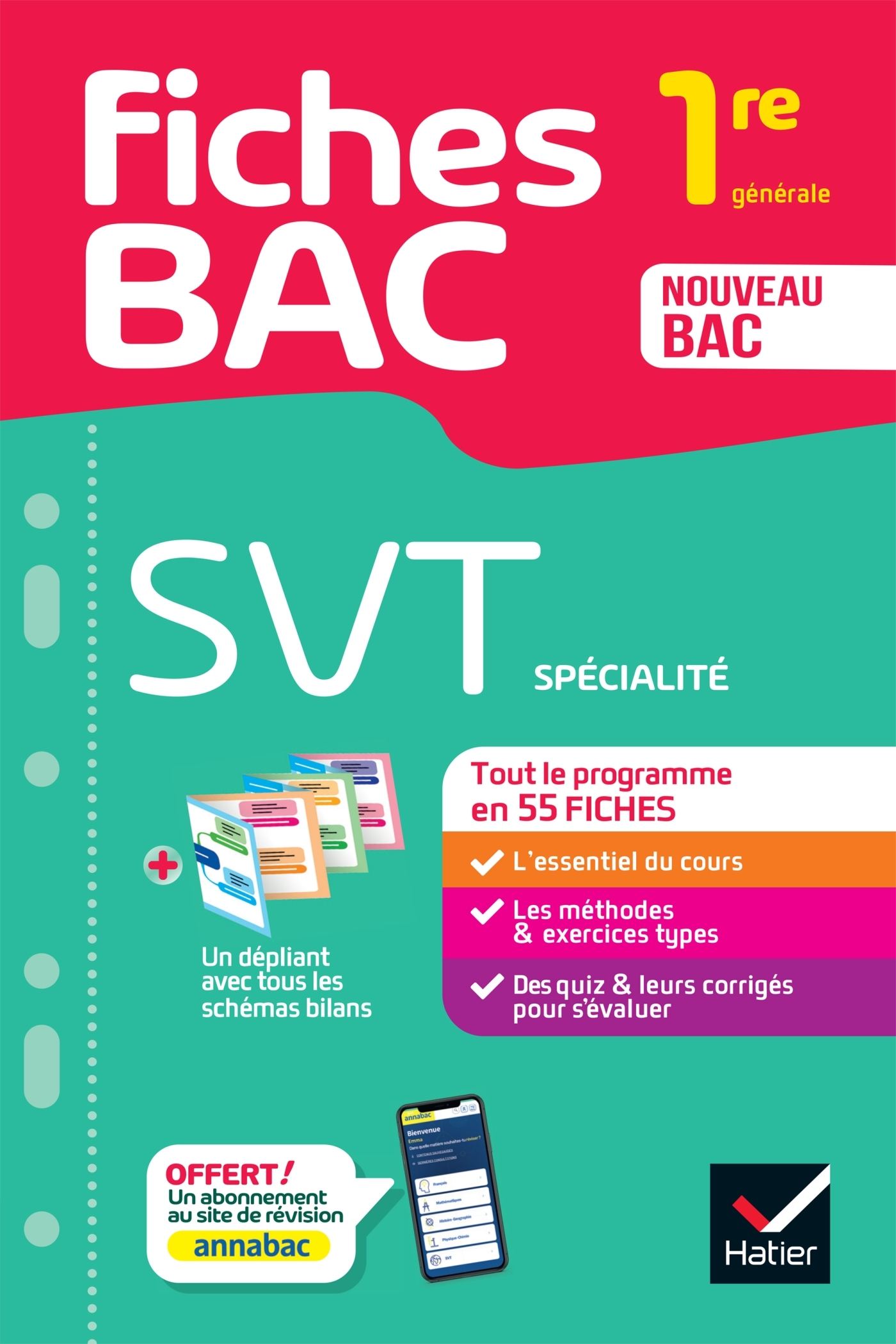 Fiches bac - SVT 1re générale (spécialité)