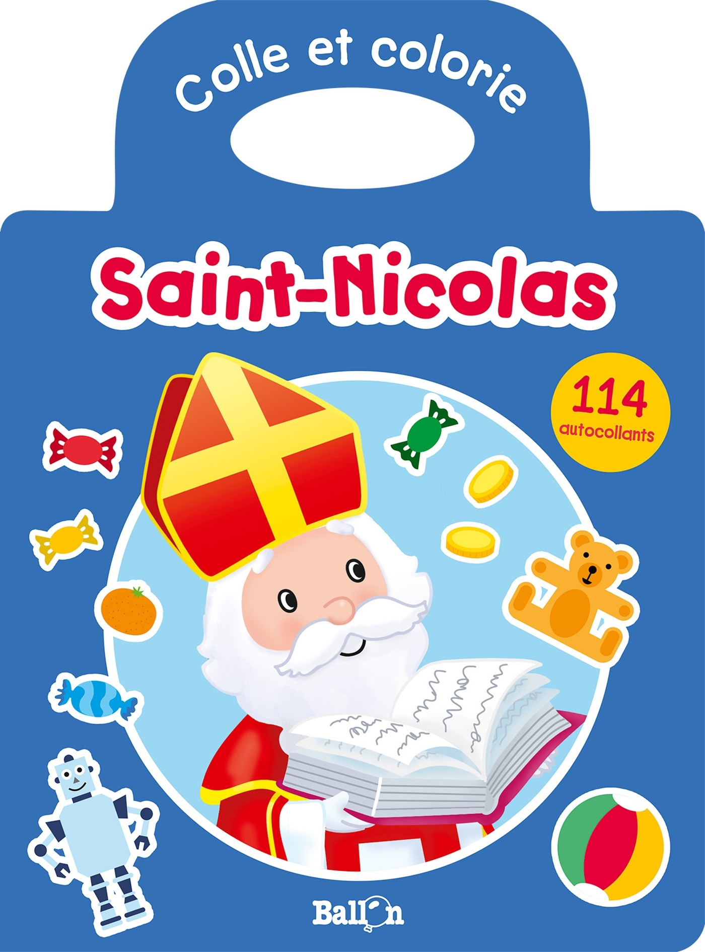 Colle et colorie - Saint Nicolas