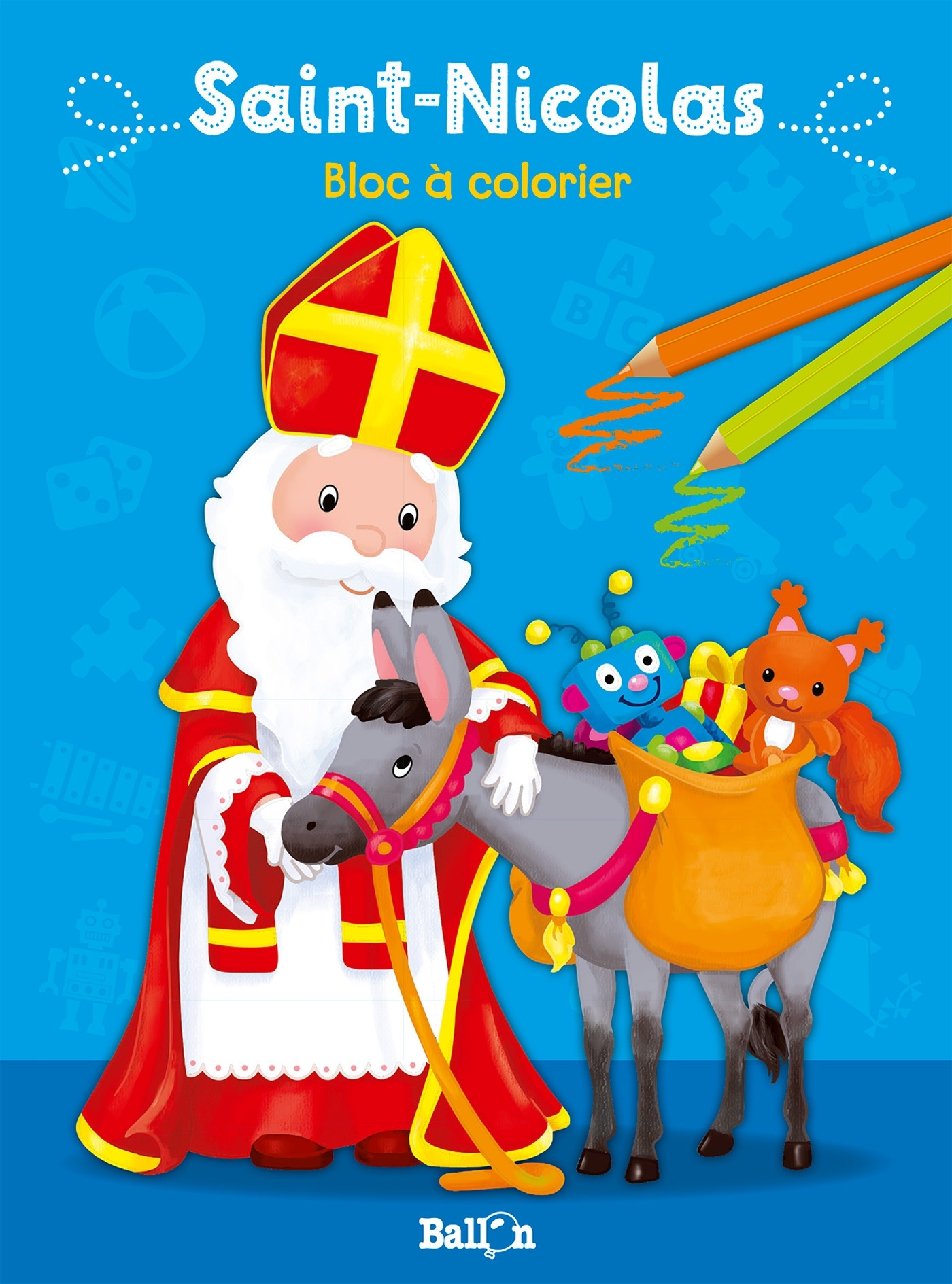 Bloc à colorier Saint-Nicolas