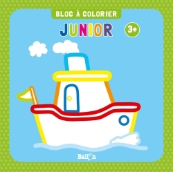 Bloc à colorier junior dès 3 ans (bateau)