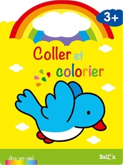 Coller et colorier 3 ans - oiseau