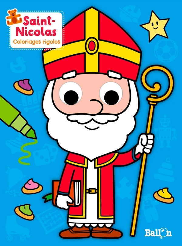 Saint-Nicolas Coloriages rigolos