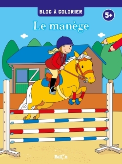 Bloc à colorier - chevaux et poneys