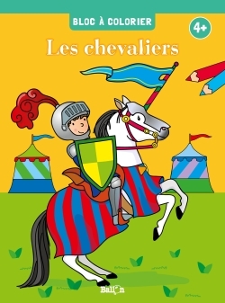 Bloc à colorier -chevaliers