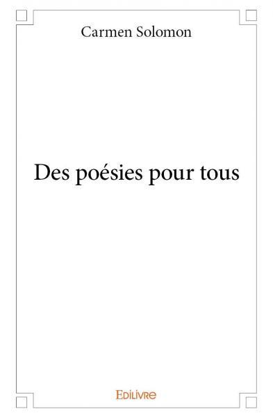 Des poésies pour tous
