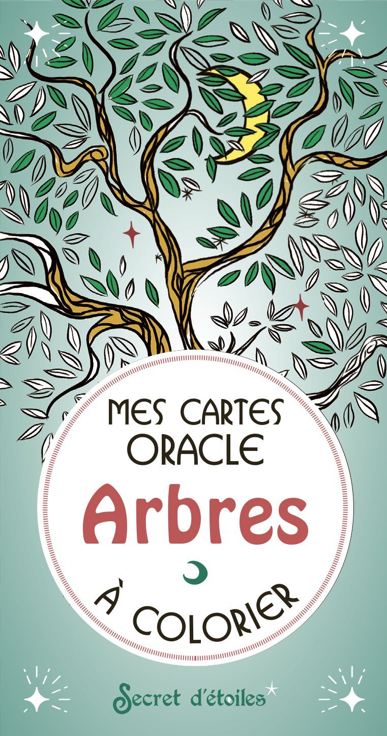 Mes cartes oracle Arbres à colorier