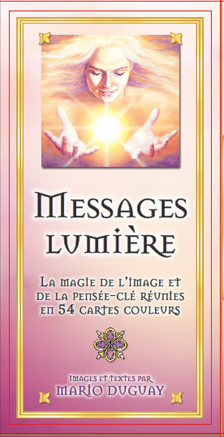Messages Lumière - La magie de l'image et de la pensée-clé réunies en 54 cartes