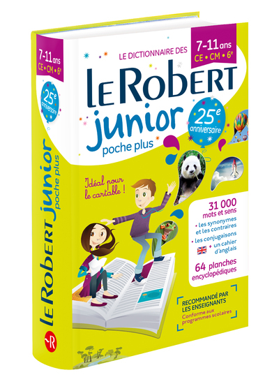 Le Robert Junior poche plus 7-11 ans - CE-CM-6ème