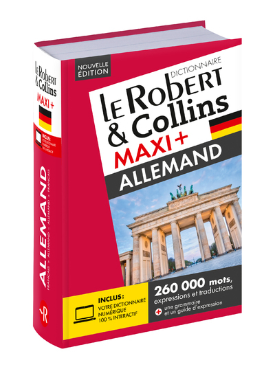 Robert & Collins Maxi+ allemand + Carte téléchargement NE