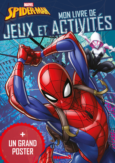 Marvel Spider-Man Mon livre de jeux et activités + un grand poster