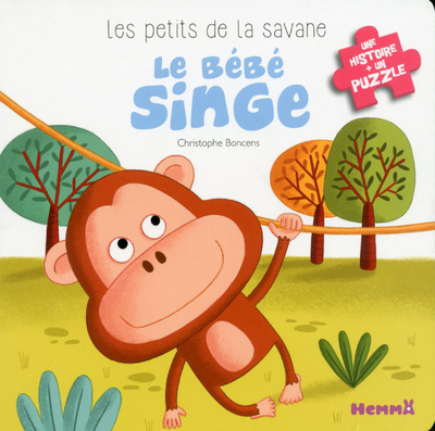 Les petits de la savane Le bébé singe