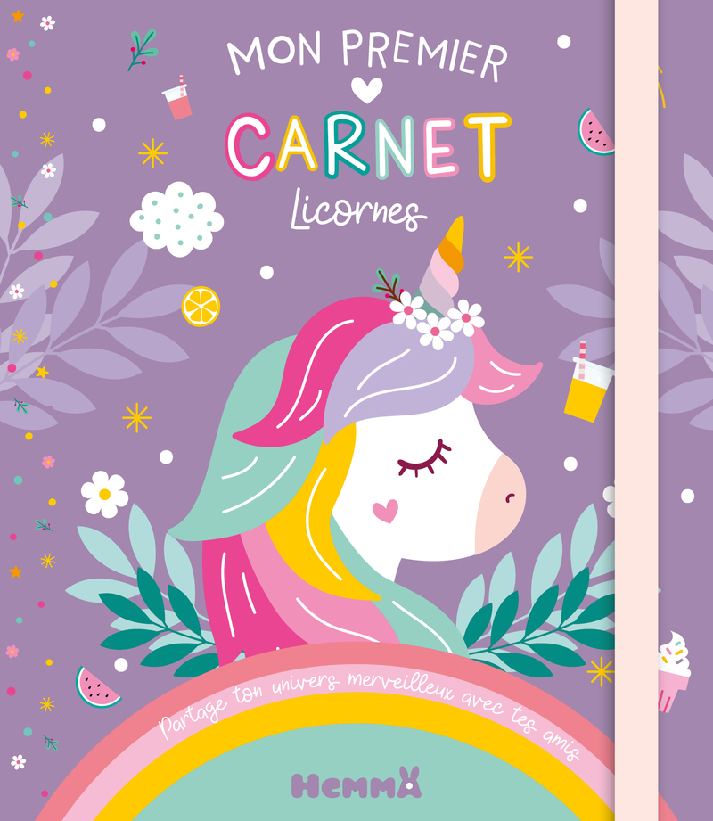 Mon premier carnet Licornes - Partage ton univers merveilleux avec tes amis