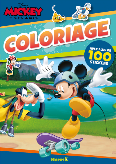Disney Mickey et ses amis - Coloriage avec plus de 100 stickers (Mickey)