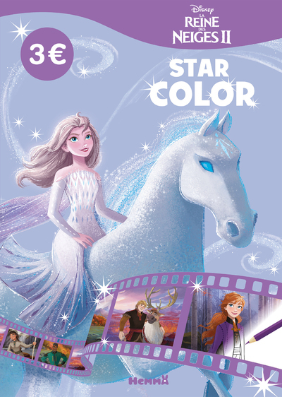 Disney La Reine des Neiges 2 - Star Color (Elsa sur cheval)