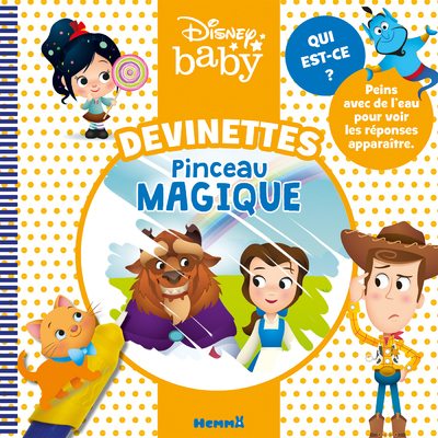 Disney Baby - Devinettes pinceau magique (Belle et la Bête au centre)