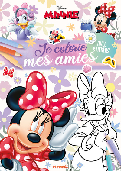 Disney Minnie - Je colorie mes amies - Avec stickers
