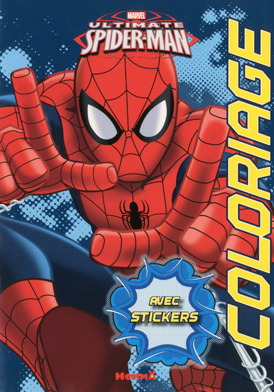Marvel ultimate Spider-man coloriage avec stickers