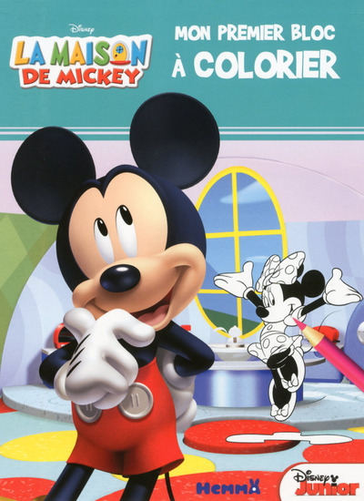 La maison de Mickey Mon premier bloc à colorier