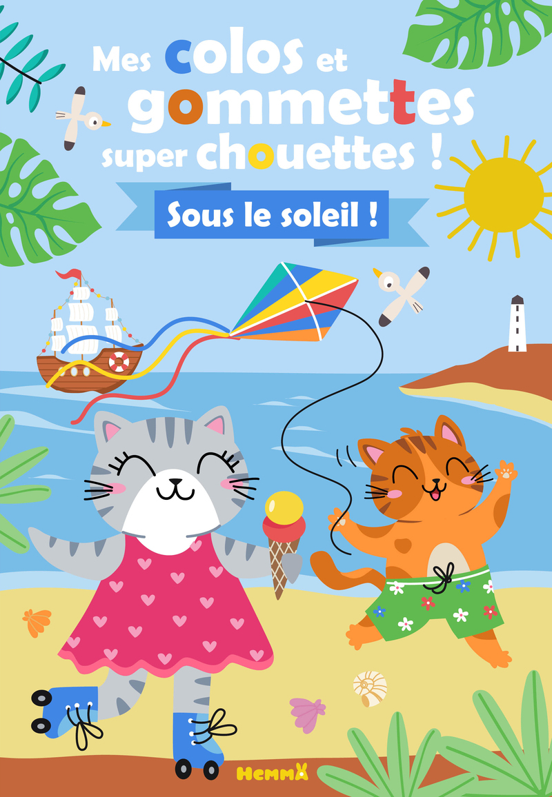 Mes colos et gommettes super chouettes ! Sous le soleil !