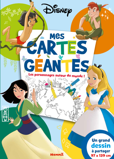 Disney Mes cartes géantes (Villes)