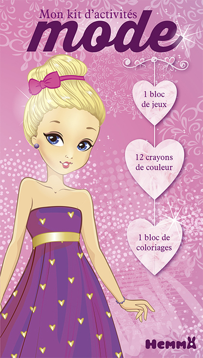 Mode Mon kit d'activités (Robe avec coeurs)