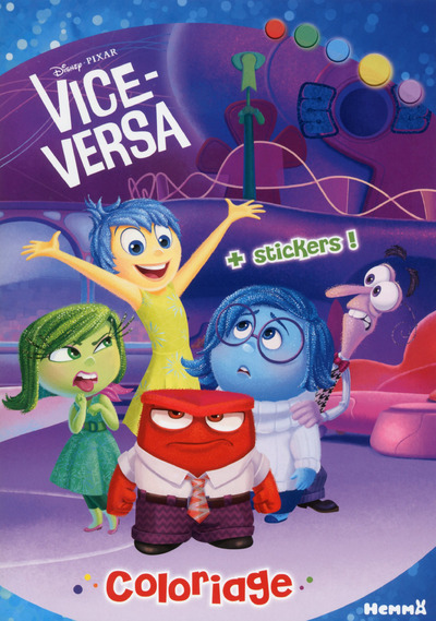 Disney Vice-Versa Coloriage + stickers !