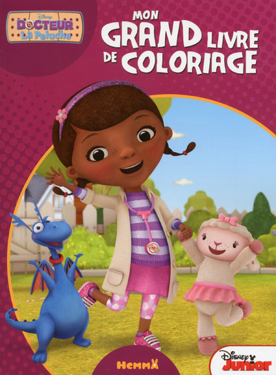 Docteur La Peluche Mon grand livre de coloriage