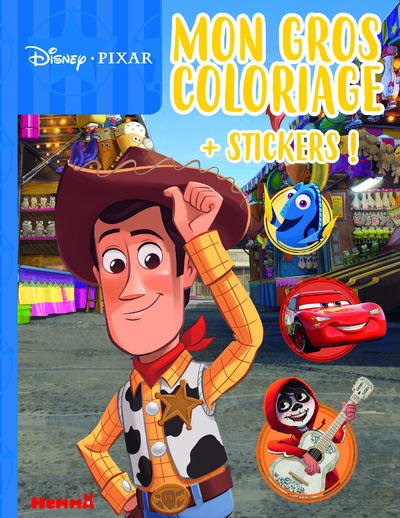 Disney Pixar Mon gros coloriage + stickers ! (Woody)
