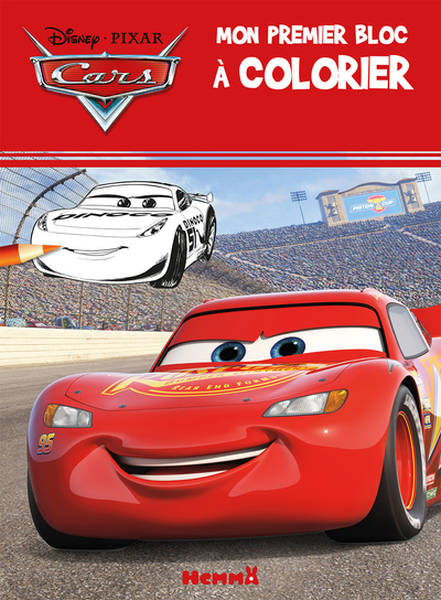 Disney Cars Mon premier bloc à colorier