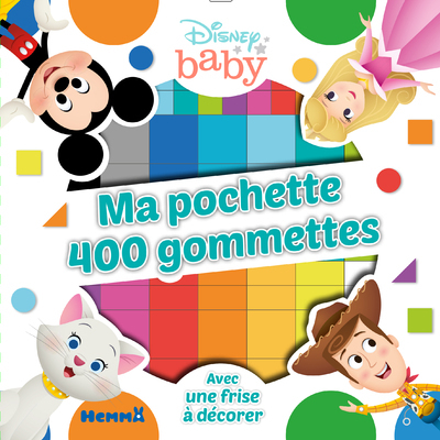Disney Baby Ma pochette 400 gommettes (Woody-Aristochats)