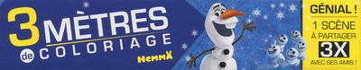 Disney La Reine des Neiges 3 mètres de coloriage