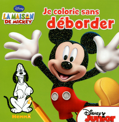 La maison de Mickey je colorie sans déborder