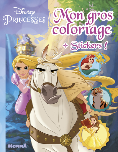 Disney Princesses Mon gros coloriage + stickers !