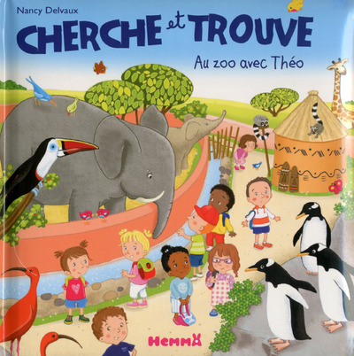 Cherche et trouve Au zoo avec Théo
