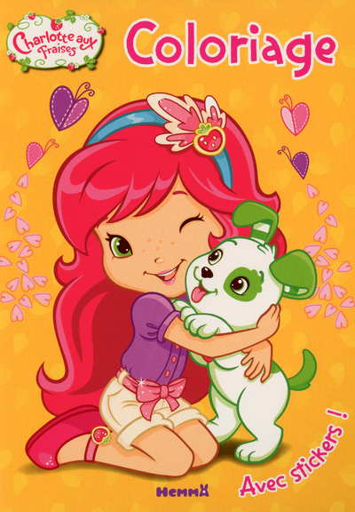 Charlotte aux fraises coloriage avec stickers !