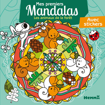 Mes premiers mandalas - Les animaux de la foret - Avec stickers