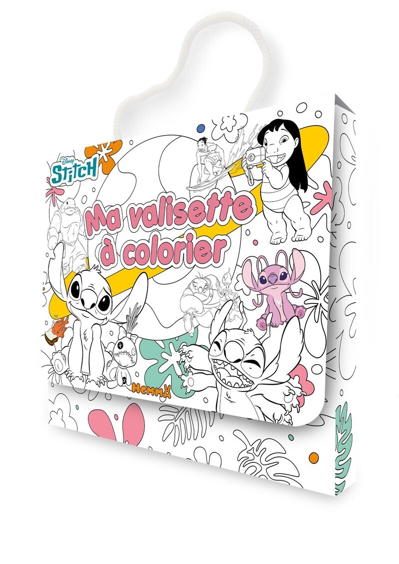 Disney Stitch - Ma valisette à colorier