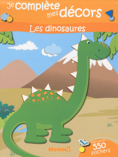 Je complète mes décors Les dinosaures