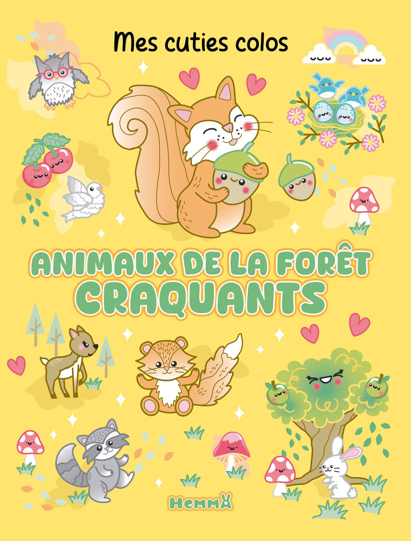 Mes cuties colos - Animaux de la forêt craquants