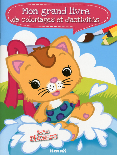 Mon grand livre de coloriages et d'activités (Eté)