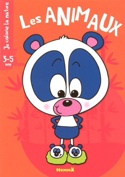 Je colorie la nature Les animaux (Panda) (3-5 ans)