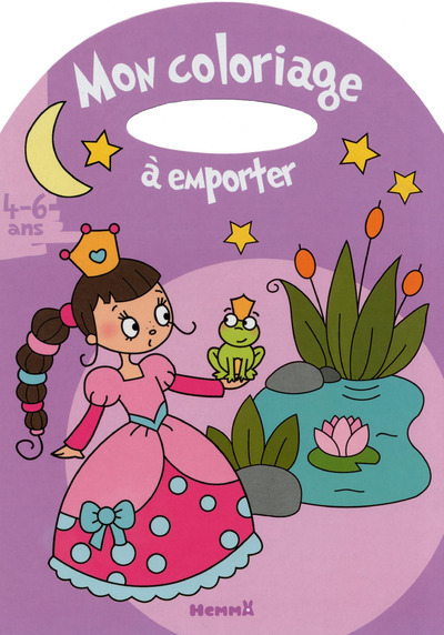 MON COLORIAGE A EMPORTER (4-6 ANS) (PRINCESSE)