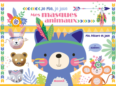 Je plie, je joue - Mes masques animaux
