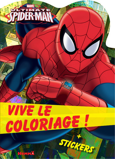 Marvel Ultimate Spider-Man Vive le coloriage ! (Bandeaux jaunes)