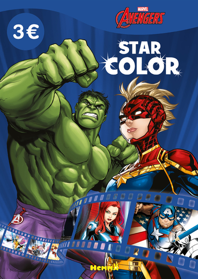 Marvel Avengers - Star Color (Hulk et Captain Marvel)